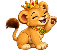 Faith, the crowned lion cub